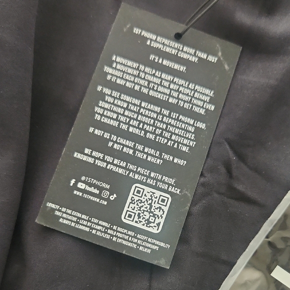 1st Phorm Black Athletic Tank Top - Picture 5 of 11